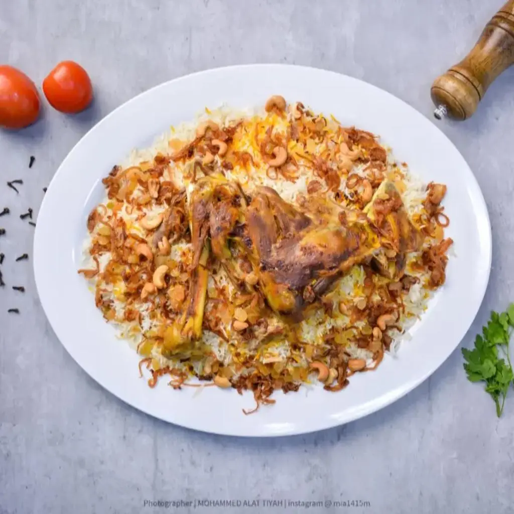 Quzi with Peshawri Rice