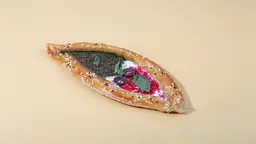 Mix Zaatar with Labneh Mankousha - Brown Flour