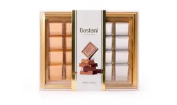 علبة شوكولاتة فاخرة بغطاء شفاف – 20 قطعة شوكولاتة