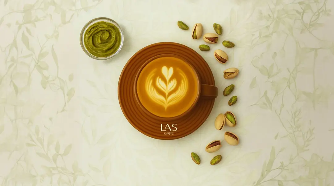 بيستاشيو لاتيه حار