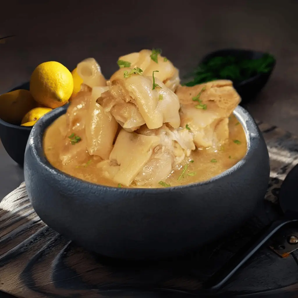 طبق شوربة كوارع