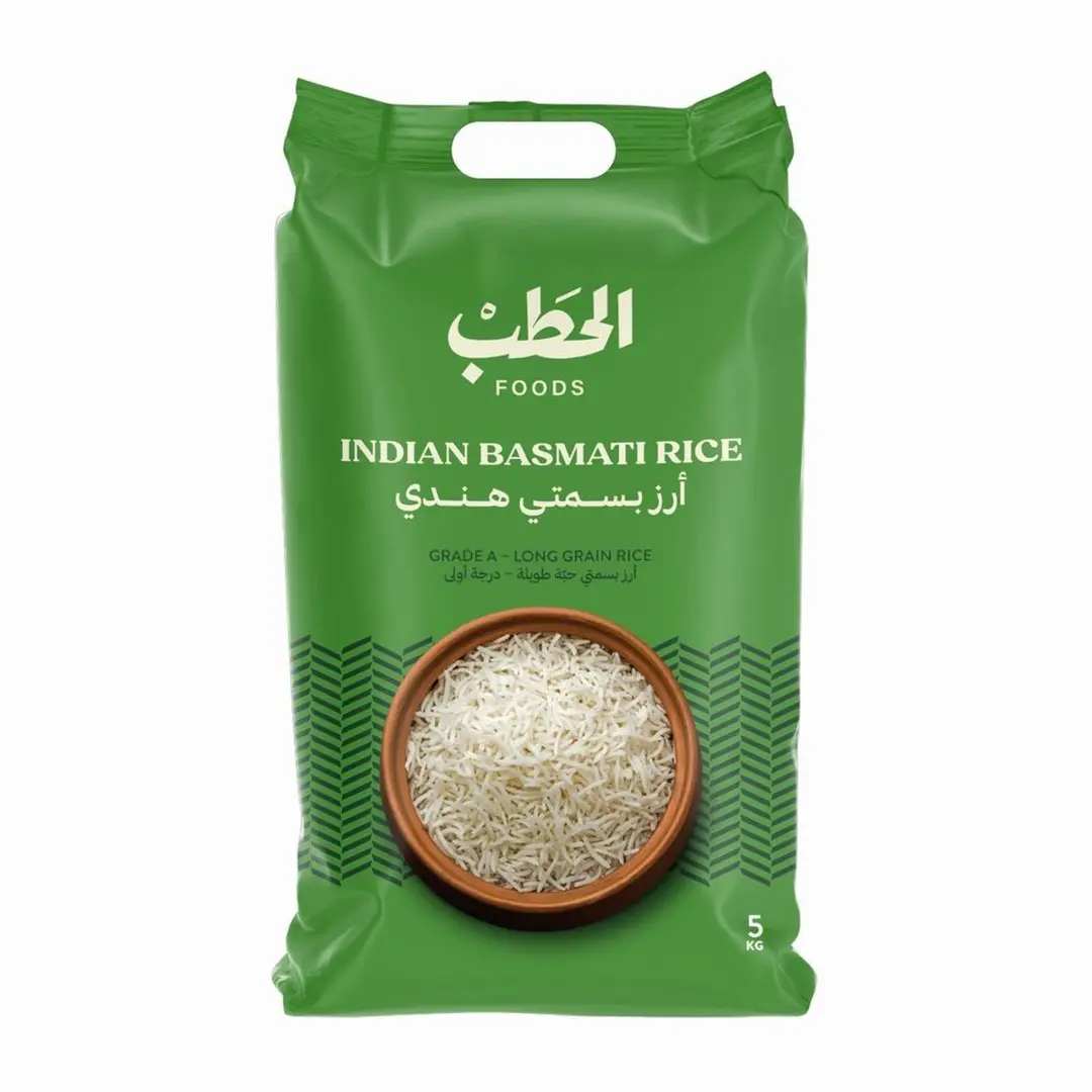 الحطب ارز بسمتى هندى حبه طويله 5 كجم-خصم 30%
