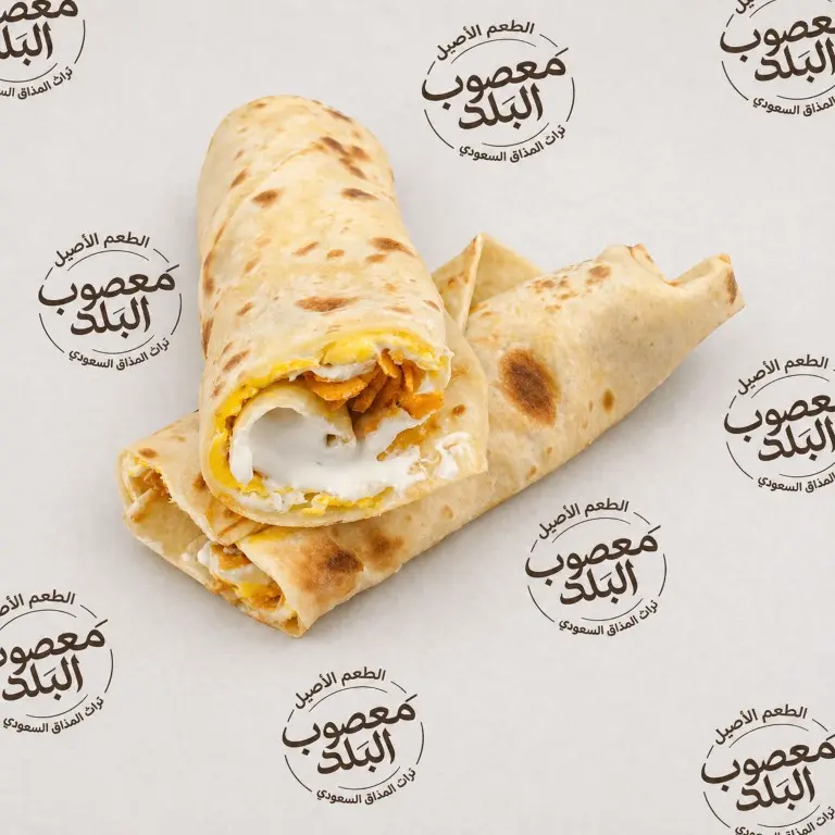 Chapati Oman Chips and Eggs Cheese