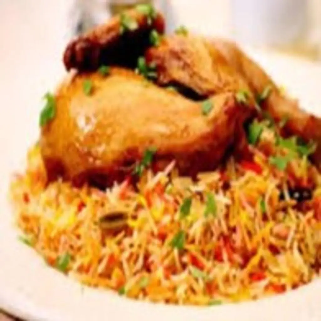 برياني مع الأرز