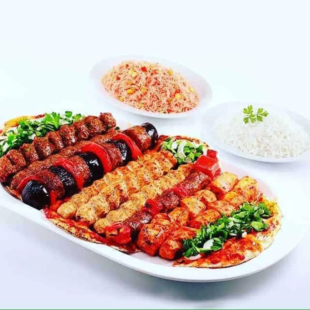 مشاوي مشكل مع الأرز