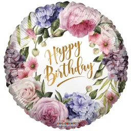 Flowers Birthday Balloon