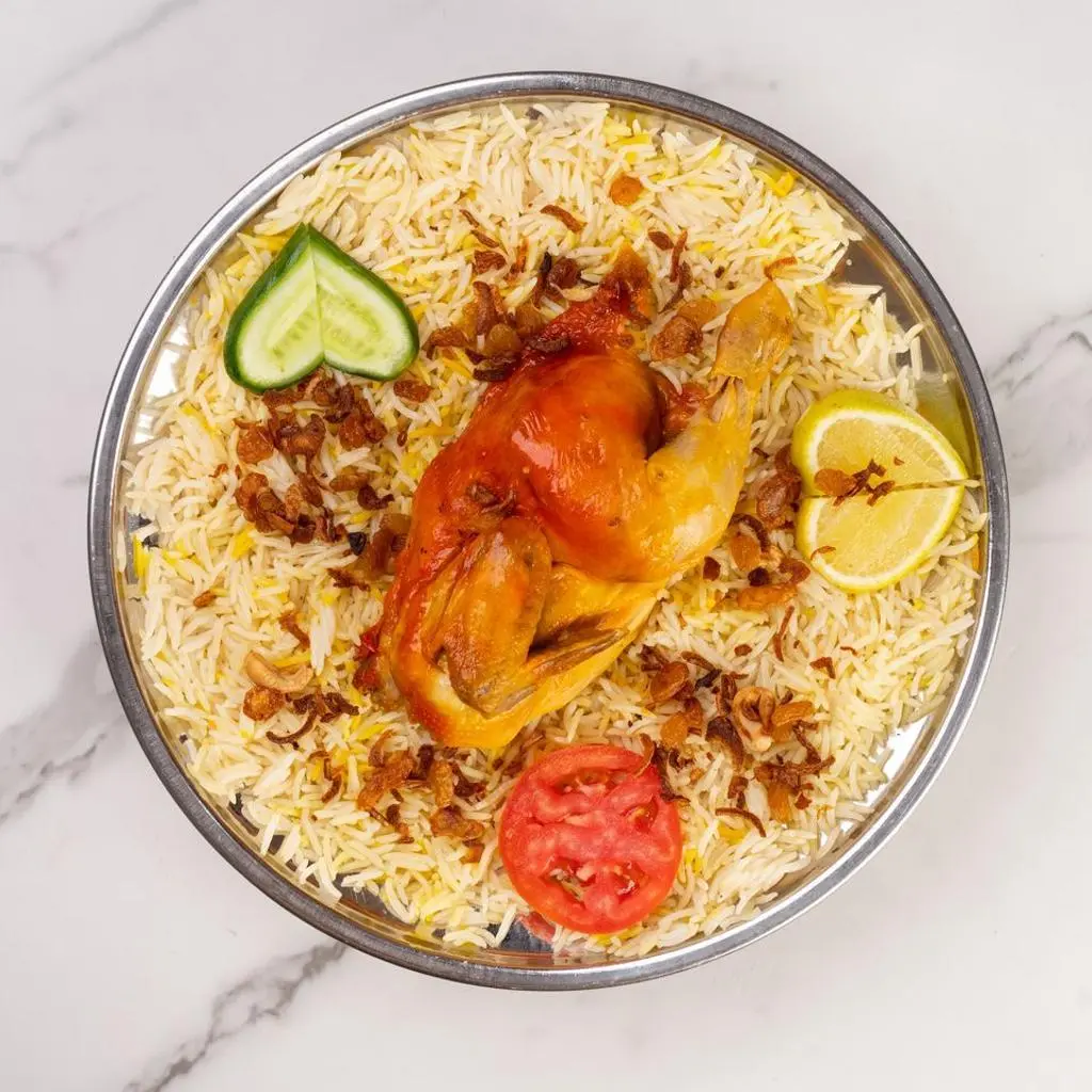 دجاج مندي مع الأرز