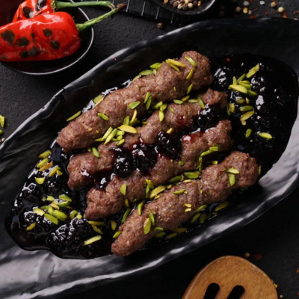 كباب بالتوت  4 أسياخ