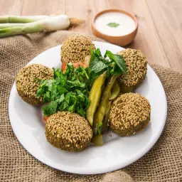 صحن فلافل هاشم محشي