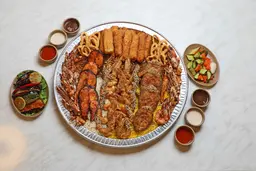 Salmon and Narrow Barred Spanish Mackerel Plate