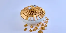 فازة عيد الحج أبيض مخطط