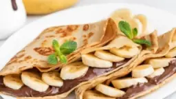 كريب نوتيلا بالموز