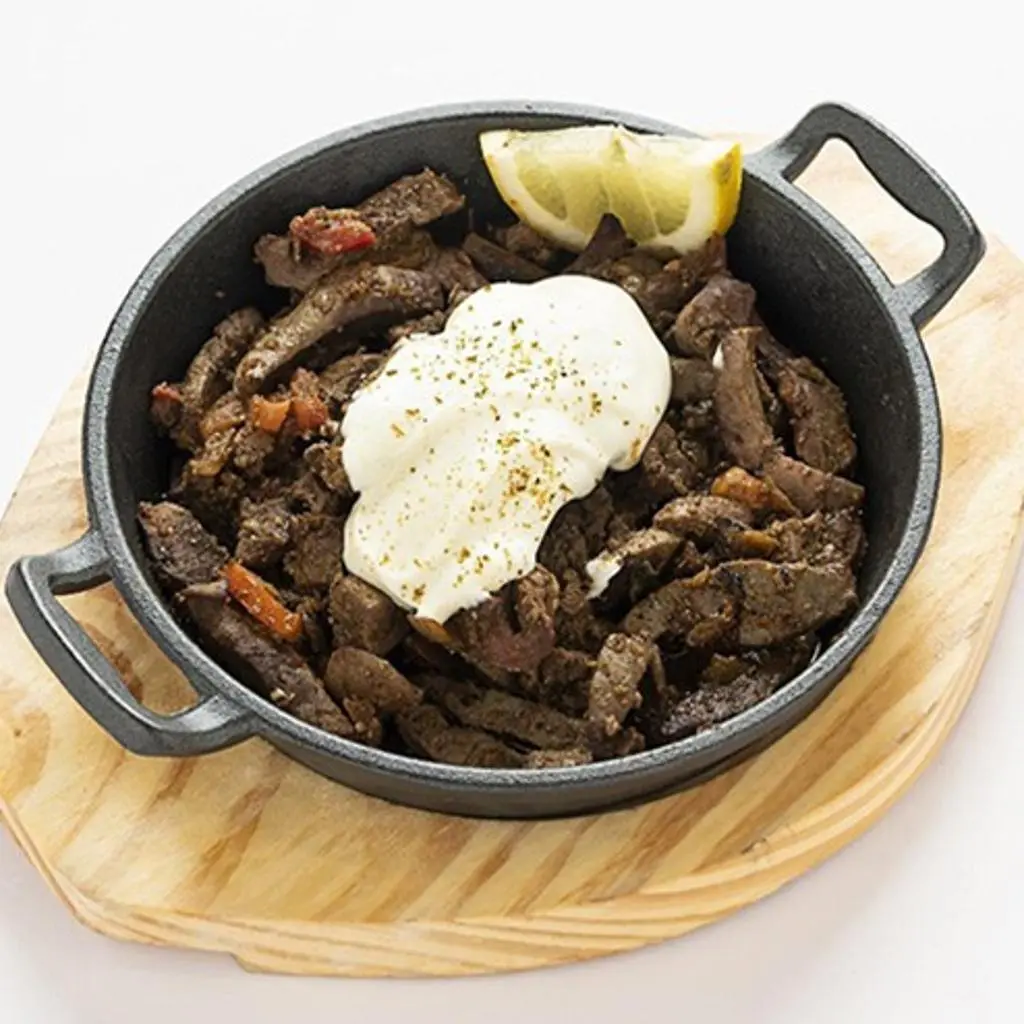 كبدة بالجبنة السائلة