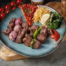 طبق أوصال لحم غنم بلدي طازج