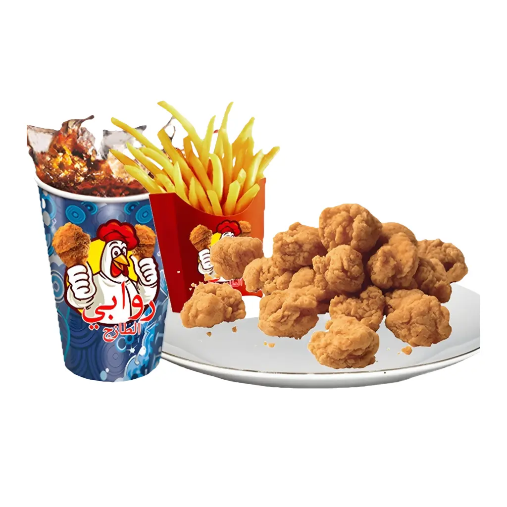 وجبة بوب كورن الدجاج