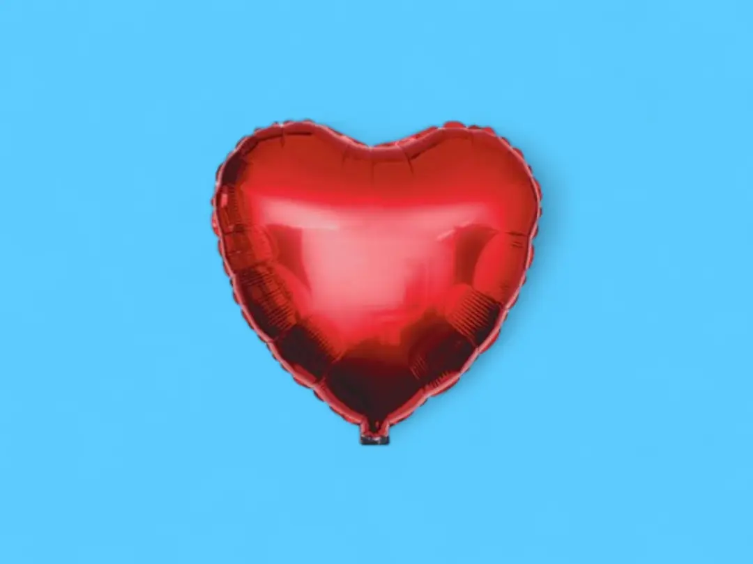 Balloon Classic Red Heart 0250