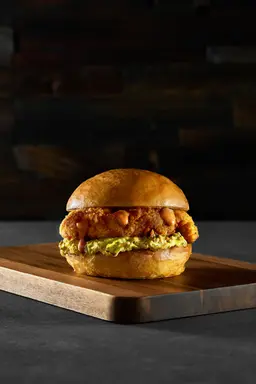 BBQ chicken burger