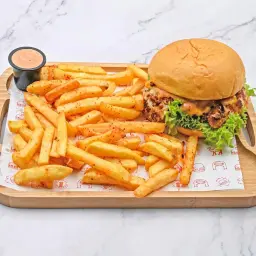 وجبة برجر دجاج