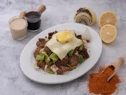 مدفون لحم الاساطير (جبن وزبدة )