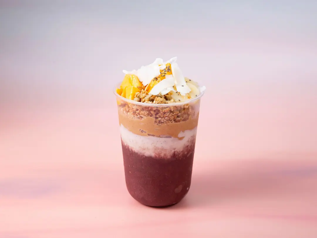 Peanut Butter Banana & Mango Parfait