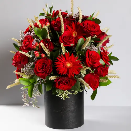 Leather Heart Vase