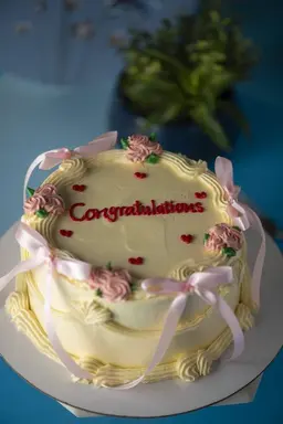 6 Inch Cake + Ribbons