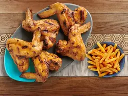 5 Full Chicken Wings With 1 Regular Side