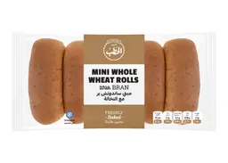 ALHATAB W.WHEAT SANDWICH ROLLS MINI 150G