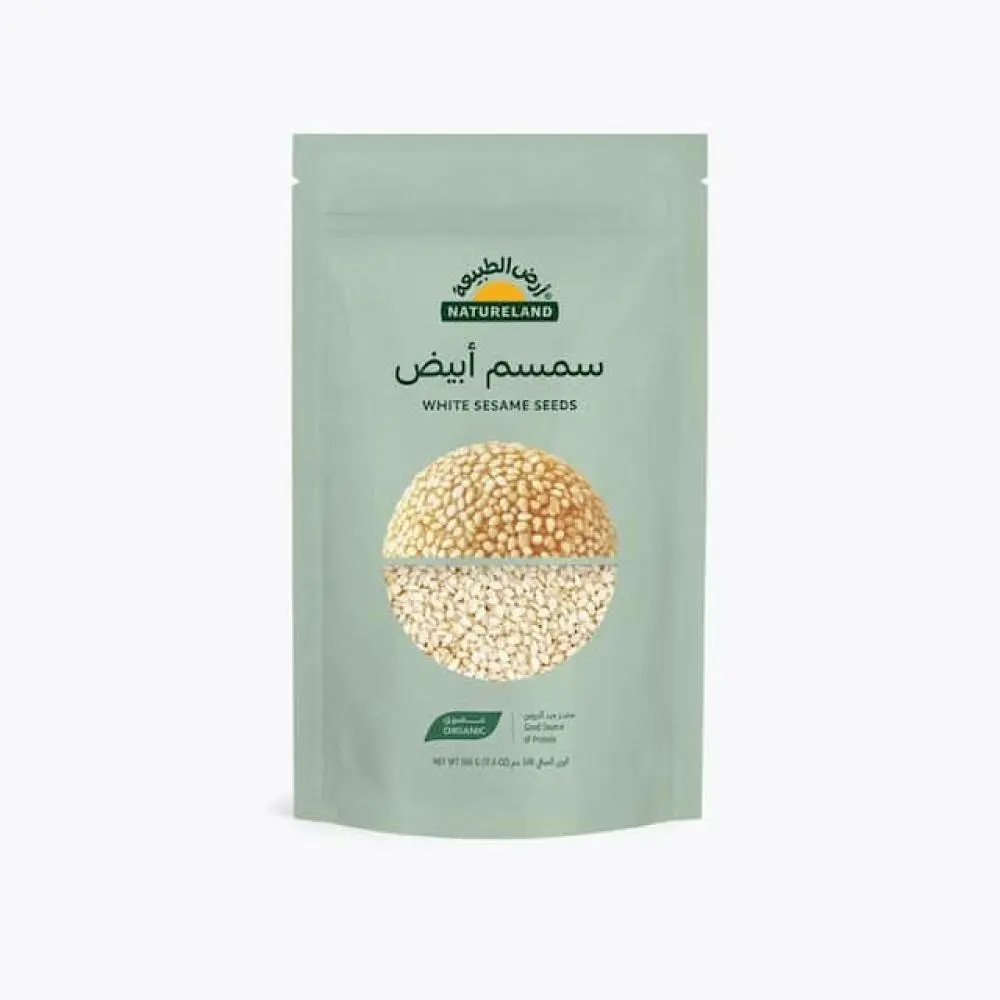 سمسم أبيض ٥٠٠جم عضوي