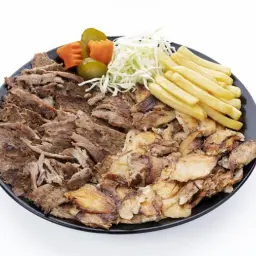 صحن شاورما مشكل