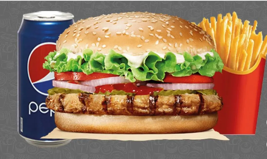 Grilled Chicken Burger Meal
