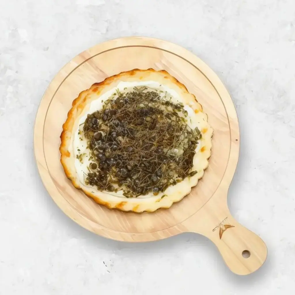Labneh and Zaatar Pie