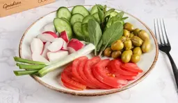 صحن خضار مشكلة