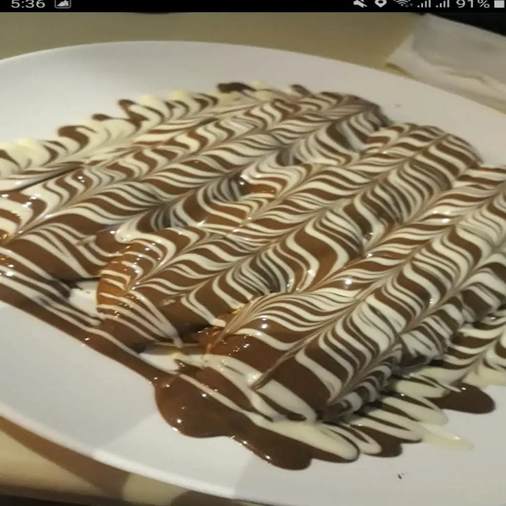 White Chocolate Mini Pancakes