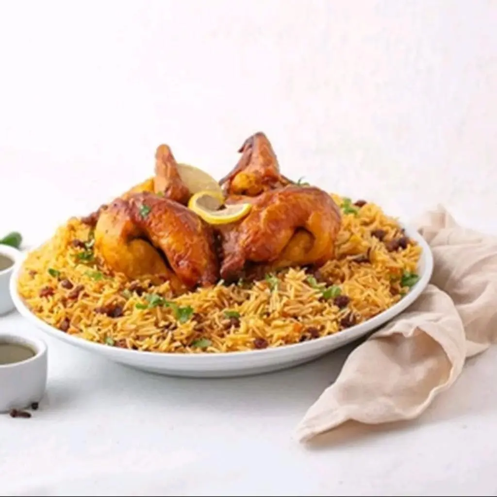 دجاج شواية مع الأرز