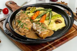 Steak Chicken Porcini