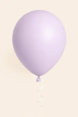 بالون بنفسجي فاتح
