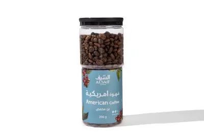 علبة بن السيف محمص قهوة امريكي وسط ٢٠٠ جم