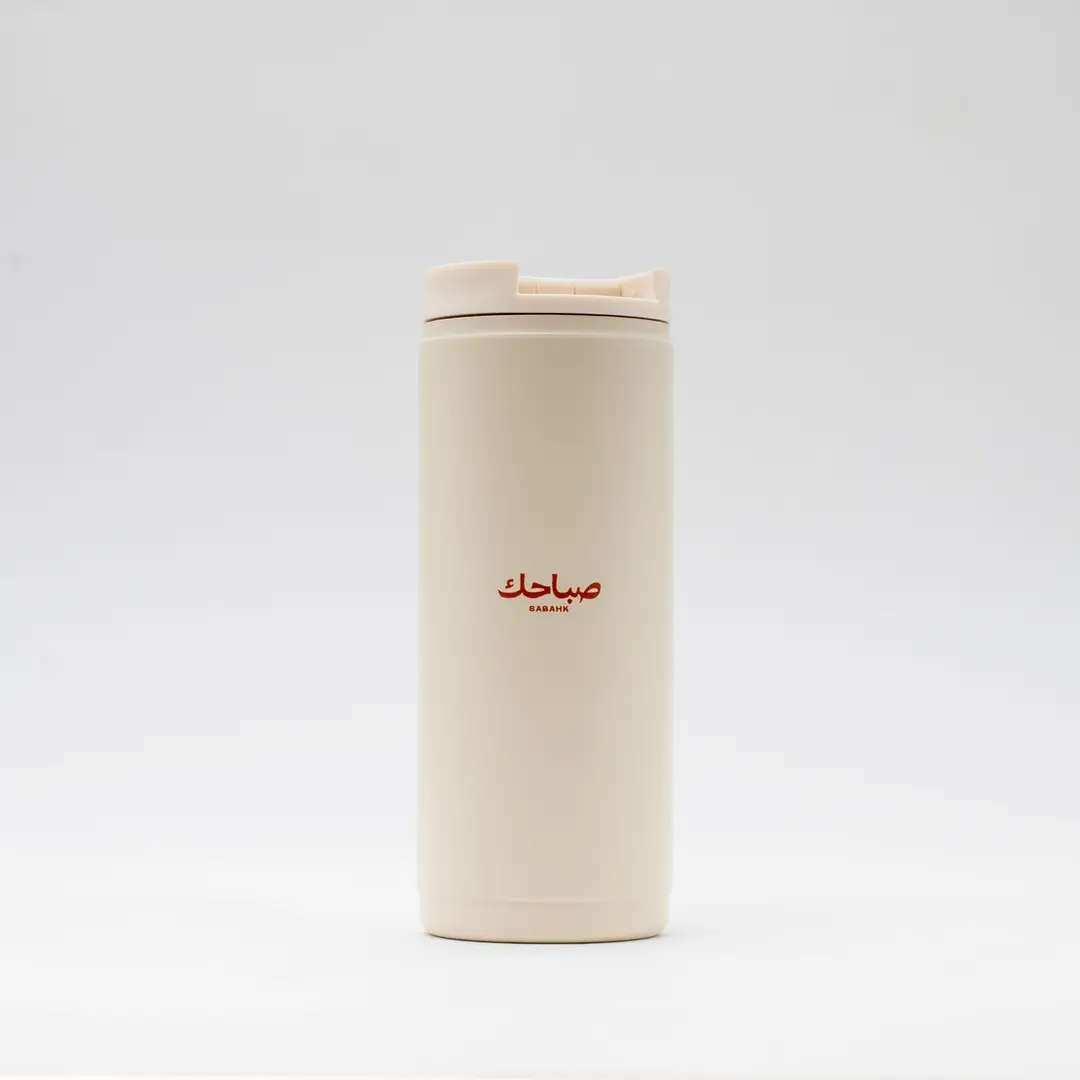 كوب حراري أبيض