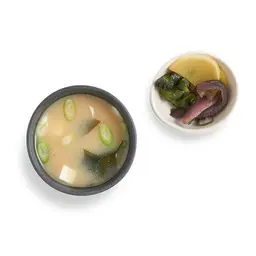 302. miso soup and japanese pickle