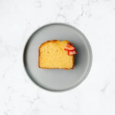 Lemon ButterMilk Cake Slice