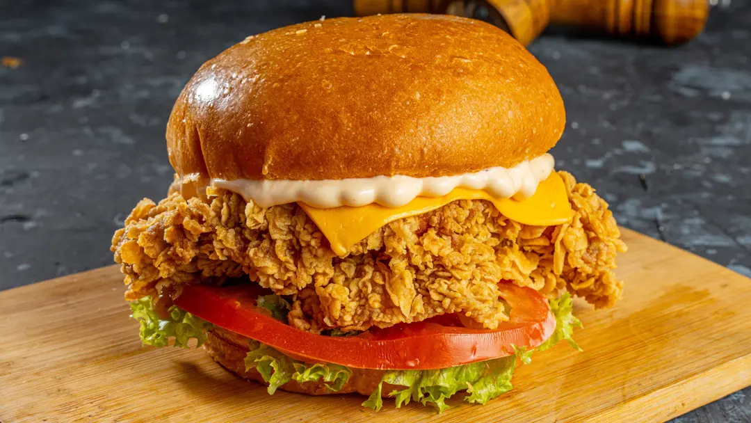Crispy burger
