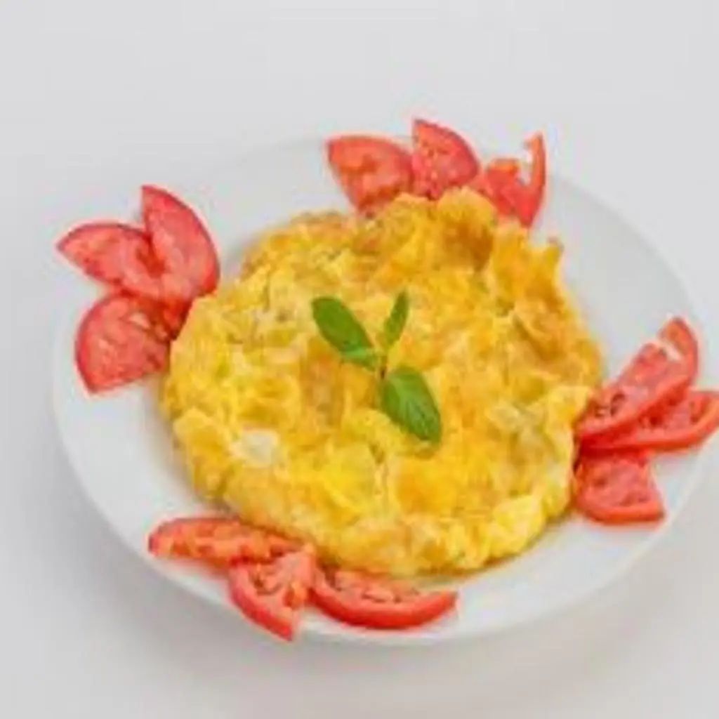 Plain Eggs Plate