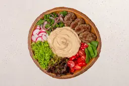 Kofta Meatball And Baba Hummus Bowl