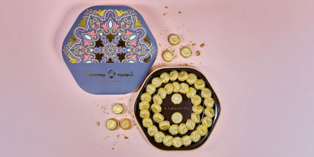 Hexagonal date-filled box