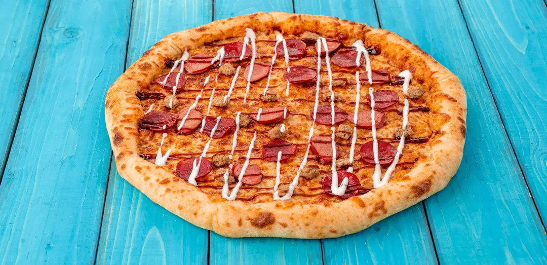Pasqually's All-Meat Duo BBQ & Ranch Stuffed Crust