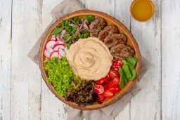 كرات الكفتة وحمص البابا