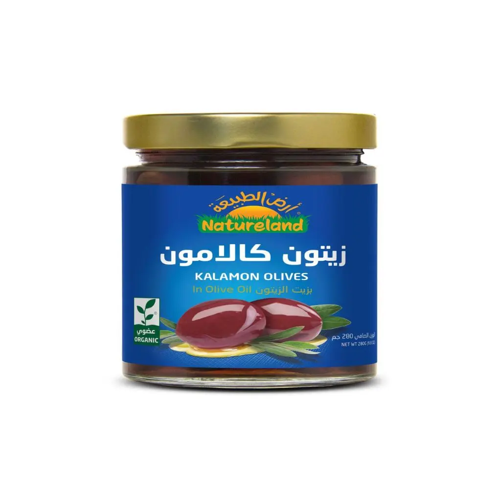 زيتون كالامون بزيت الزيتون عضوي