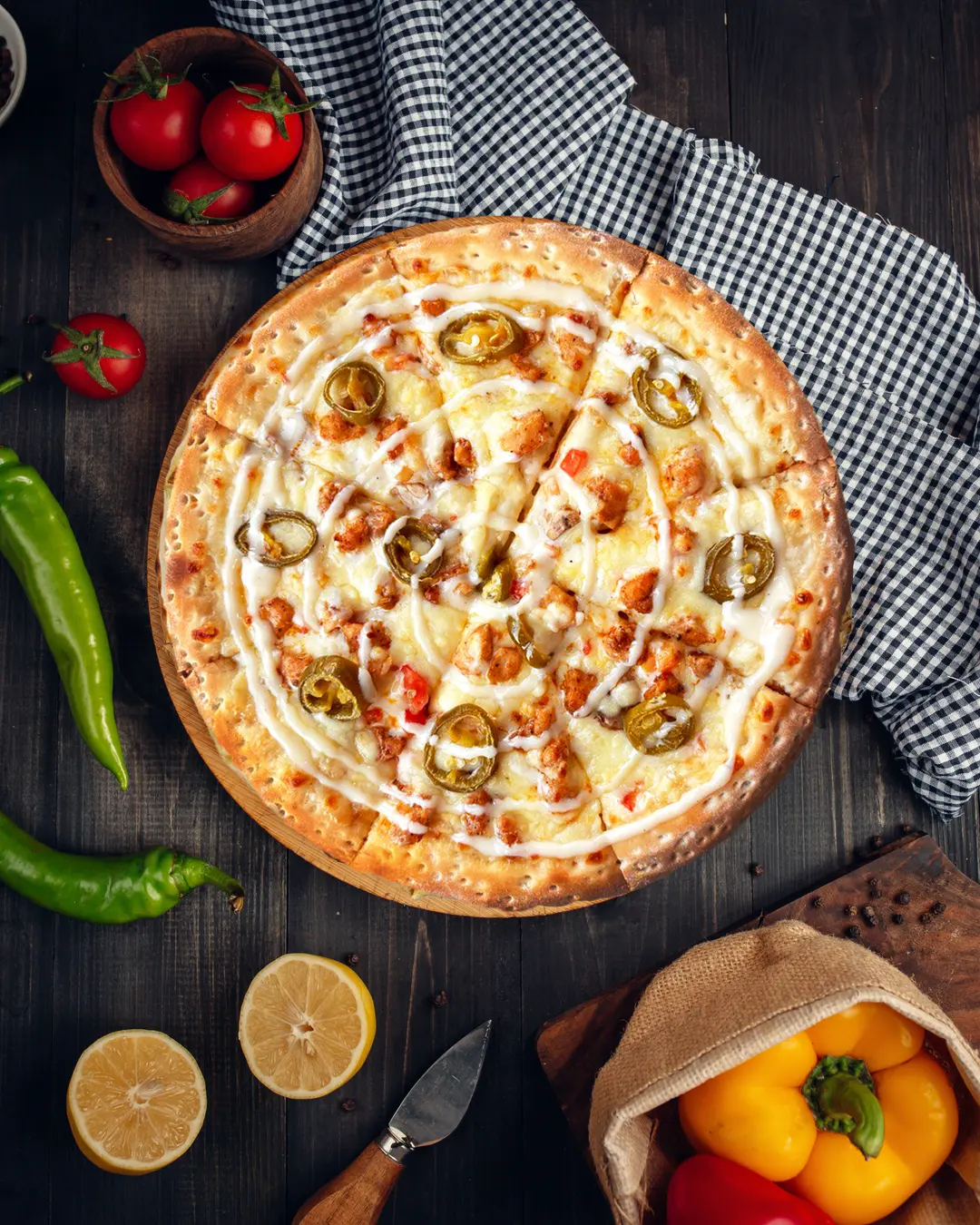 Spicy Ranch Pizza