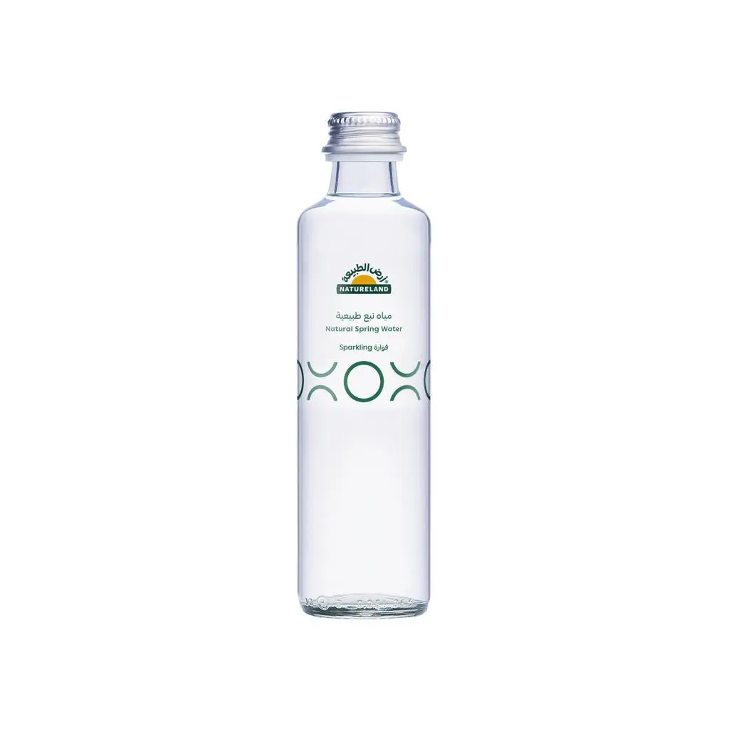Natureland Natural Spring Water - Sparkling - Glass - 250 Ml